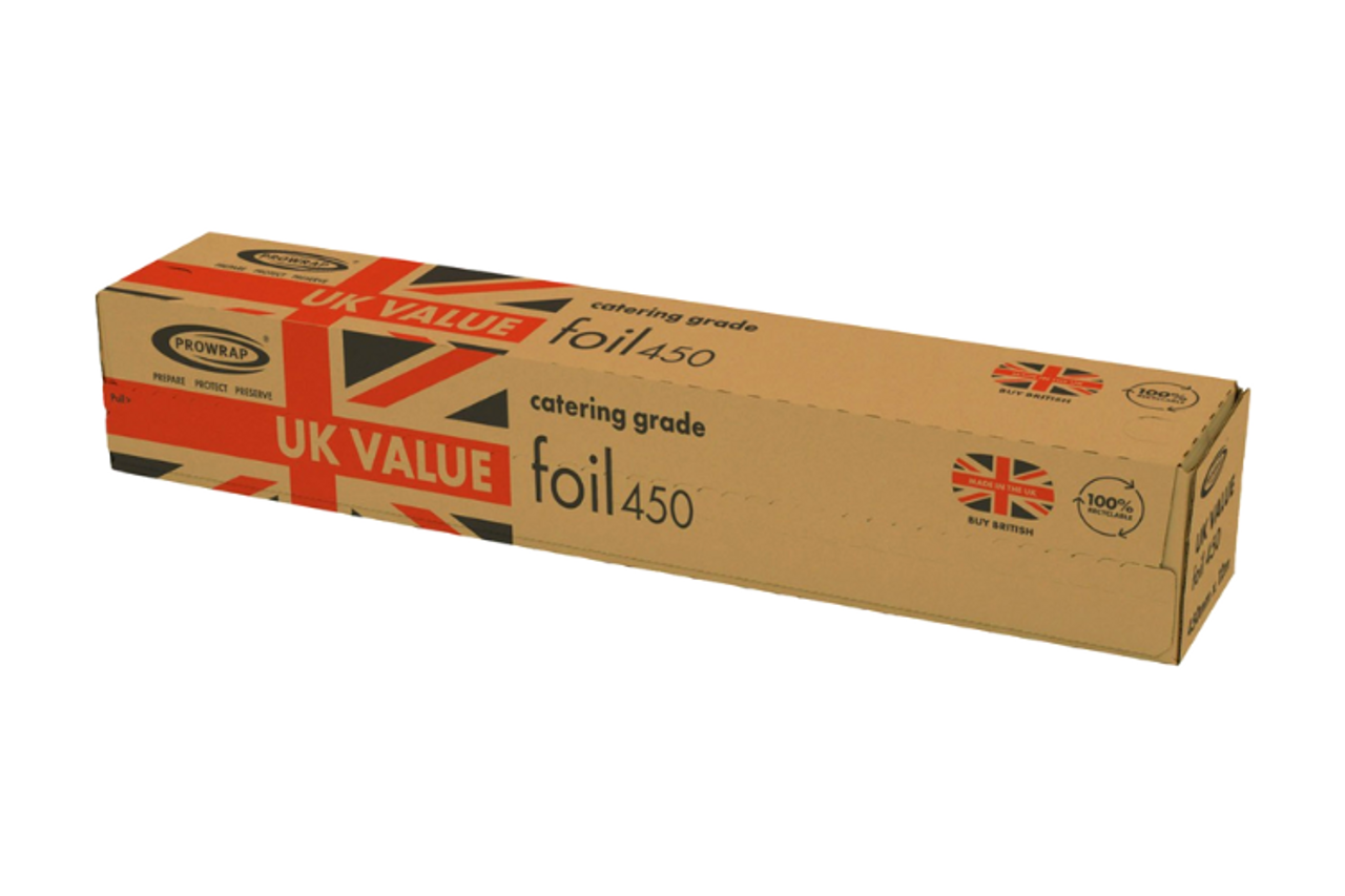 Prowrap Catering Grade Foil 450Mm X 12M Prowrap Catering Grade Foil 450Mm X 12M